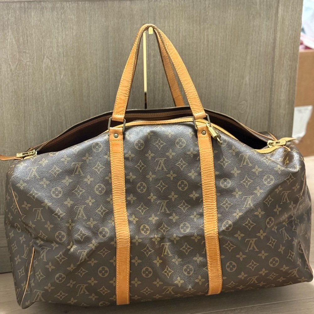 Louis Vuitton Brown Monogram 55 Travel Bag